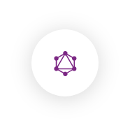 A star type sign in maximum purple color enclosed in a white circle representing networking